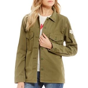 Levi's Embroidered Army Shirt Jacket NWT